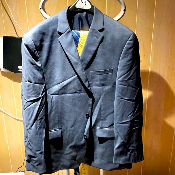 Men’s warehouse Wool suits jacket pants tie